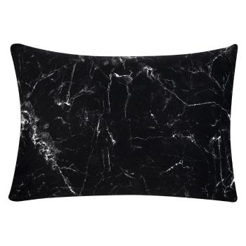 Czarna poszewka dekoracyjna na poduszkę z perkalu bawełnianego zestaw 2 szt.Westwing Collection, 50x70 cm