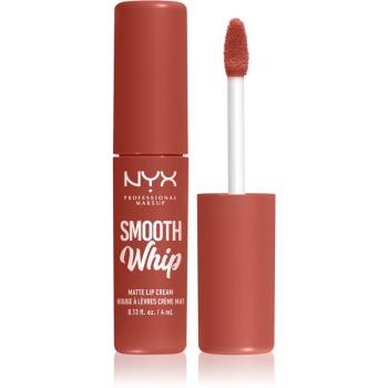 NYX Professional Makeup Smooth Whip Matte Lip Cream jedwabista pomadka o działaniu wygładzającym odcień 07 Pushin' Cushion 4 ml