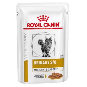 ROYAL CANIN Veterinary Diet Feline Urinary S/O Moderate Calorie 12x85 g karma mokra, o zmniejszonej kaloryczności, dla kotów ze schorzeniami dolnych d