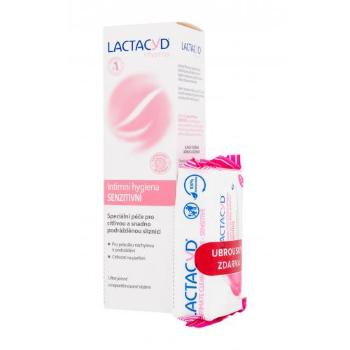 Lactacyd Pharma Sensitive zestaw Żel do higieny intymnej Pharma Sensitive 250 ml + chusteczki do higieny intymnej Pharma Sensitive 15 szt.