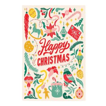 Ścierka bawełniana eleanor stuart Happy Christmas, 46x71 cm