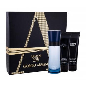 Giorgio Armani Code Colonia zestaw Edt 75 ml + Żel pod prysznic 75 ml + Balsam po goleniu 75 ml dla mężczyzn