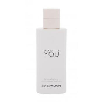 Giorgio Armani Emporio Armani Because It´s You 200 ml mleczko do ciała dla kobiet Uszkodzone pudełko