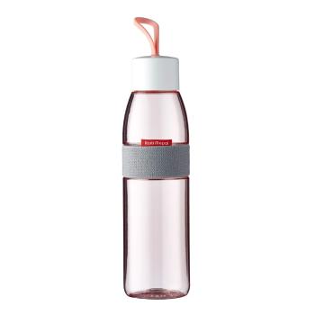 Różowa butelka na wodę Rosti Mepal Ellipse, 500 ml
