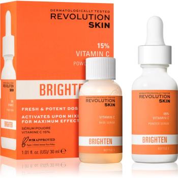 Revolution Skincare Brighten 15% VItamin C serum dwuskładnikowe z efektem rozjaśniającym 30 ml