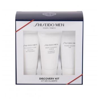 Shiseido MEN Hydro Master Gel zestaw Żel do twarzy Hydro Master Gel 30 ml + Pianka do mycia oam 30 ml + Peeling do twarzy Deep Cleansing Scrub 30 ml M