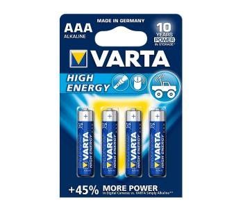 Varta 4903 - 4 szt. Bateria alkaliczna HIGH ENERGY AAA 1,5V
