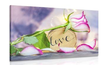 Obraz romantyczna deklaracja Love - 60x40
