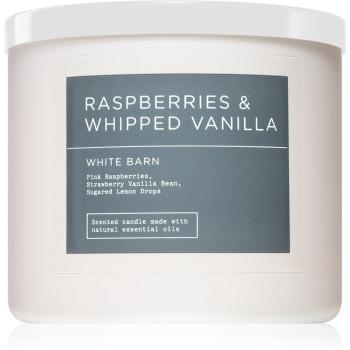 Bath & Body Works Raspberries & Whipped Vanilla świeczka zapachowa 411 g