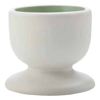 Zielono-biały porcelanowy kieliszek na jajko Maxwell & Williams Tint