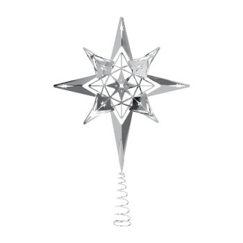 Gwiazda na choinkę w kolorze srebra Kähler Design