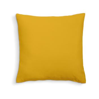 Poduszka z zamkiem - żółty - Rozmiar 40x40cm