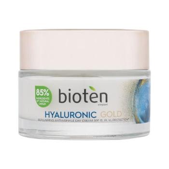 Bioten Hyaluronic Gold Replumping Antiwrinkle Day Cream SPF10 50 ml krem do twarzy na dzień dla kobiet