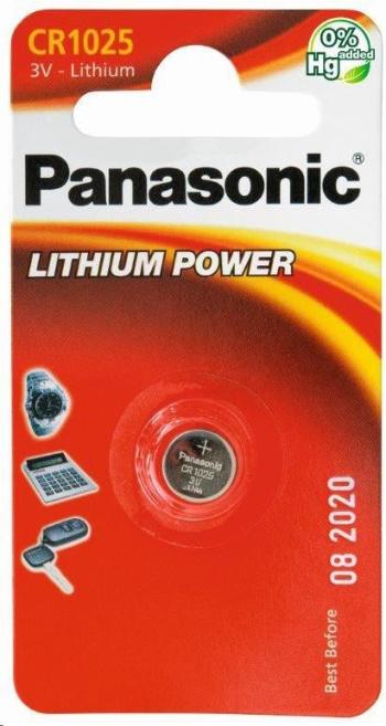 Bateria litowa PANASONIC (przycisk) CR-1025EL / 1B 3V (blister 1szt)