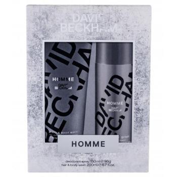 David Beckham Homme zestaw 150ml Deodorant + 200ml Żel pod prysznic dla mężczyzn
