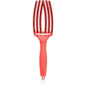 Olivia Garden Fingerbrush L´amour płaska szczotka do włosów Passion Red