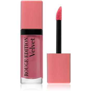 Bourjois Rouge Edition Velvet szminka w płynie z matowym wykończeniem odcień 10 Don´t Pink Of It! 7.7 ml
