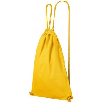 Lekki bawełniany plecak, żółty, uni
