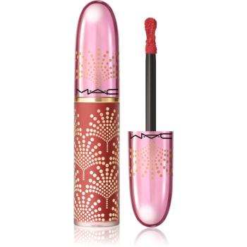 MAC Cosmetics Bubbles & Bows Powder Kiss Liquid Lipcolour szminka w płynie z matowym finiszem odcień Another Drink? 5 ml