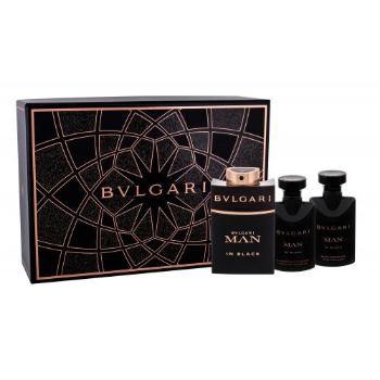 Bvlgari Man In Black zestaw Edp 60ml + 40ml Balsam po goleniu + 40ml Żel pod prysznic dla mężczyzn