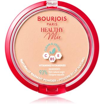 Bourjois Healthy Mix puder matujący nadający skórze promienny wygląd odcień 02 Vanilla 10 g