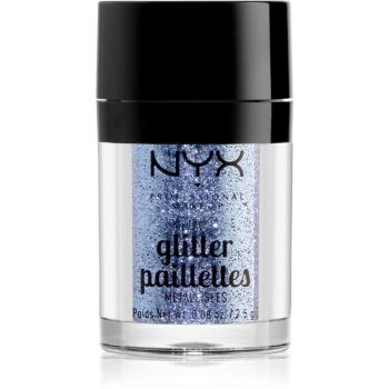 NYX Professional Makeup Glitter Goals metaliczny brokat do twarzy i ciała odcień 02 Darkside 2.5 g