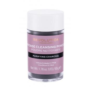 Revolution Skincare Cleansing Powder Purifying Charcoal 50 g pianka oczyszczająca dla kobiet