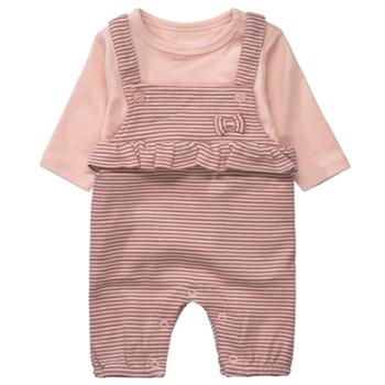 Staccato romper+koszula dusty rose striped