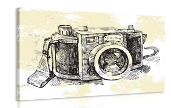 Obraz retro aparat fotograficzny