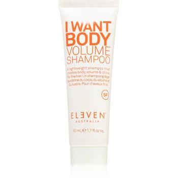 Eleven Australia I Want Body szampon dodający objętości do wszystkich rodzajów włosów 50 ml