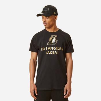 Koszulka męska New Era Los Angeles Lakers Metallic Logo Black T-Shirt 12893105