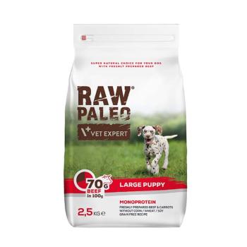 VETEXPERT Raw Paleo Beef puppy large 2,5kg dla szczeniąt dużych ras
