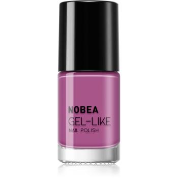 NOBEA Day-to-Day Gel-like Nail Polish lakier do paznokci z żelowym efektem odcień #N70 Pink orchid 6 ml