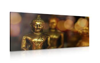Obraz Budda z abstrakcyjnym tłem - 120x60