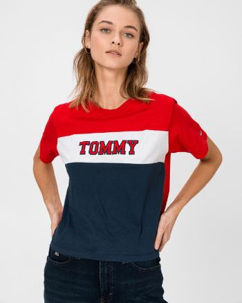 Tommy Jeans Koszulka Niebieski Czerwony