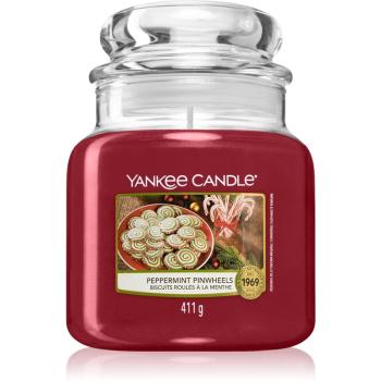 Yankee Candle Peppermint Pinwheels świeczka zapachowa 411 g