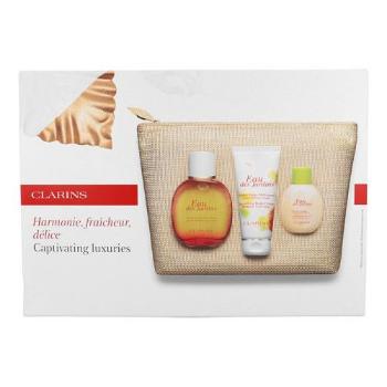 Clarins Eau Des Jardins zestaw 100ml Tonic Water + 100ml Moisturizing Body Cream + 50ml Shower Gel + Bag dla kobiet