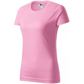Prosta koszulka damska, różowy, XL