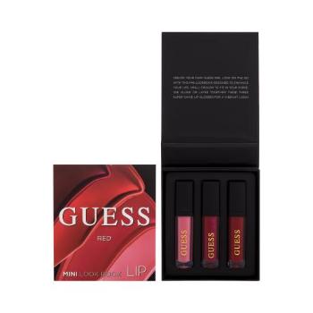 GUESS Look Book Mini Lip zestaw Błyszczyk do ust 3 x 4 ml dla kobiet Red