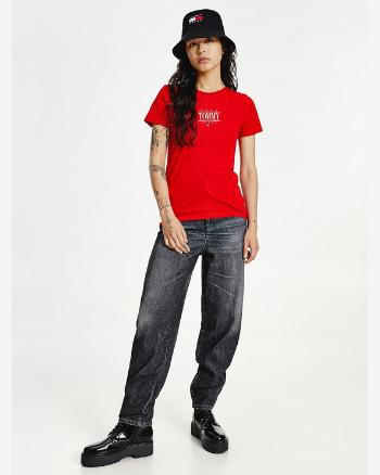 Tommy Jeans Essential Logo Koszulka Czerwony