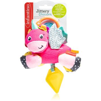 Infantino Unicorn wisząca zabawka kontrastowa z gryzakiem 1 szt.