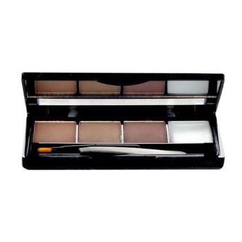 Makeup Revolution London I Heart Makeup Brows Kit 3 g y i palety do brwi dla kobiet Uszkodzone pudełko I Woke Up This Groomed