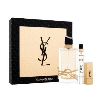 Yves Saint Laurent Libre zestaw Edp 90 ml + Pomadka Rouge Pur Couture 1,3 g No 21 + Edp 10 ml dla kobiet