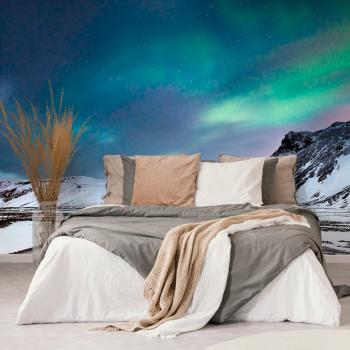 Samoprzylepna fototapeta norweska zorza polarna - 375x250