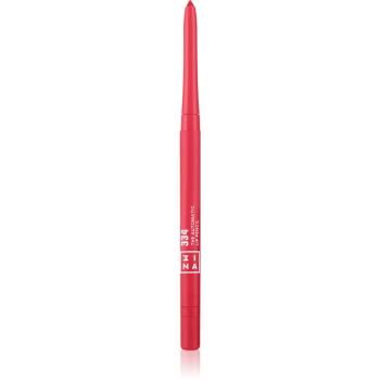 3INA The Automatic Lip Pencil konturówka do ust odcień 334 - Vivid pink 0,26 g