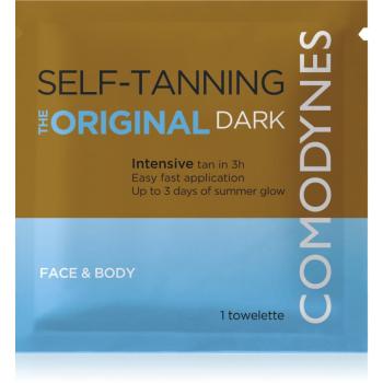 Comodynes Self-Tanning Towelette chusteczki samoopalające do twarzy i ciała odcień dark 8 szt.