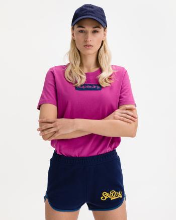 SuperDry Workwear Koszulka Różowy