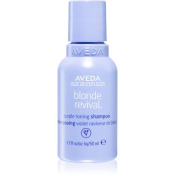 Aveda Blonde Revival™ Purple Toning Shampoo fioletowy szampon tonujący dla włosów rozjaśnionych lub z balejażem 50 ml