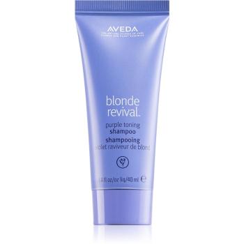 Aveda Blonde Revival™ Purple Toning Shampoo fioletowy szampon tonujący 40 ml