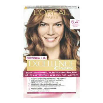 L'Oréal Paris Excellence Creme Triple Protection 48 ml farba do włosów dla kobiet 6,41 Natural Hazelnut Brown